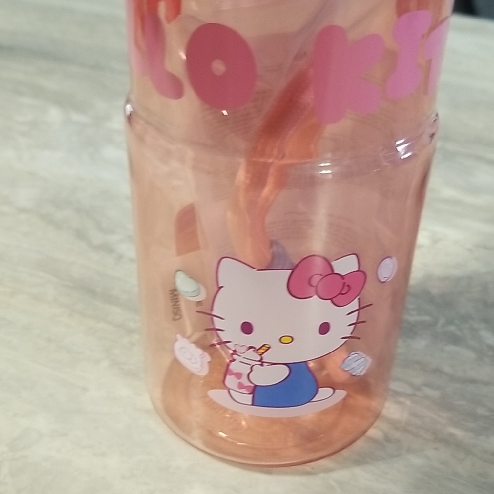 Hello Kitty Pink Water Bottle New